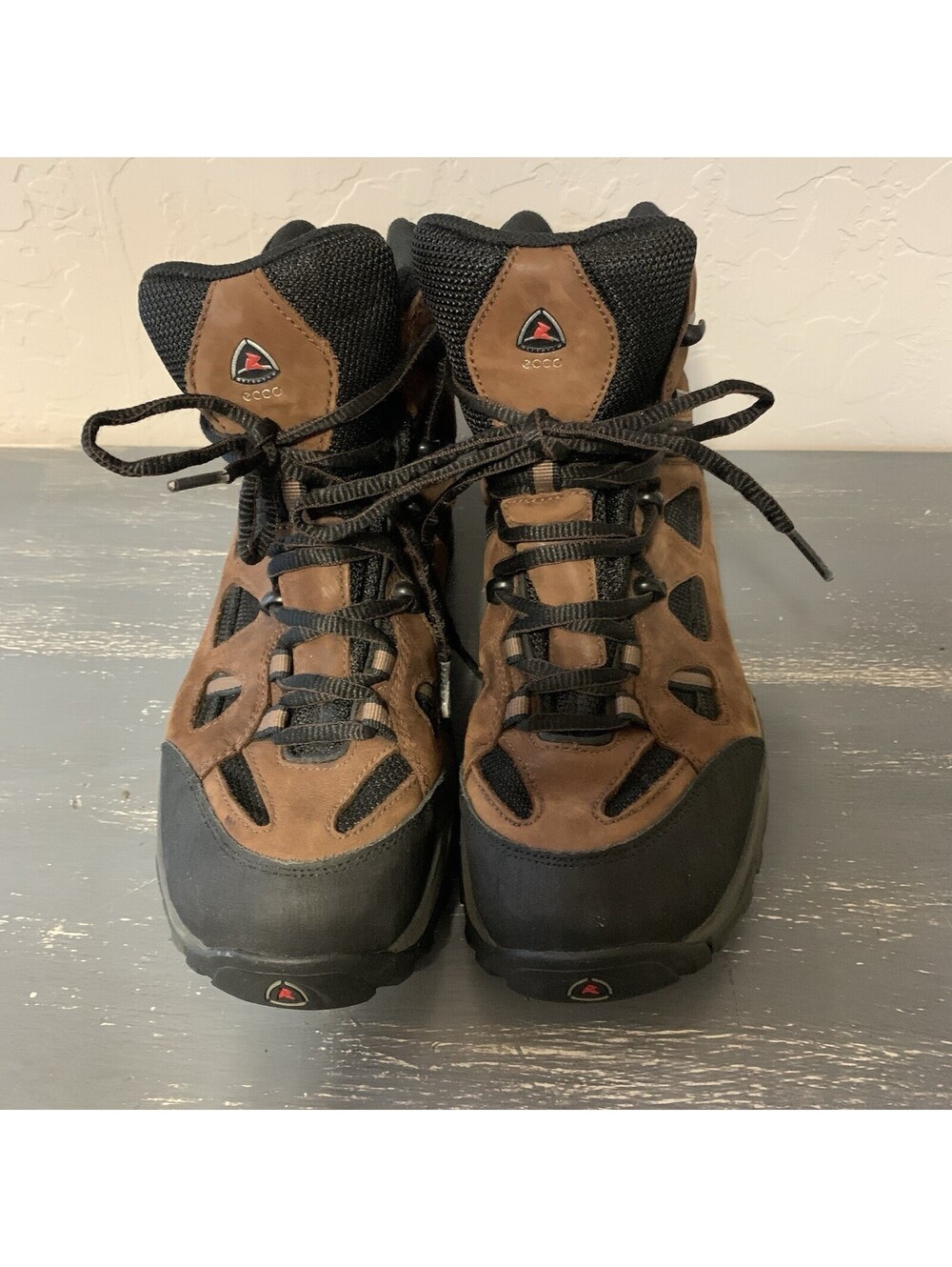 ECCO Men's Gore-Tex Hiking Boots Brown/Black US 10-10.5 EU 41 Medium